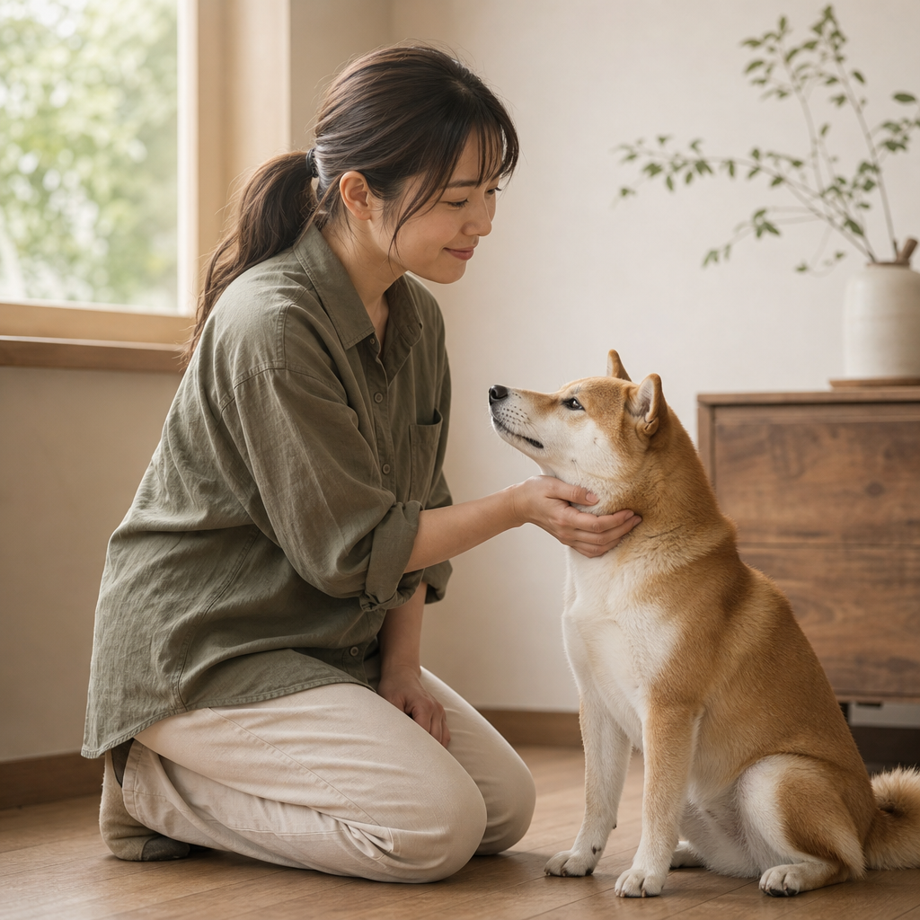 ドッグトレーナーと犬の信頼関係